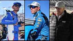 Kyle Larson, Ross Chastain and Rick Hendrick.