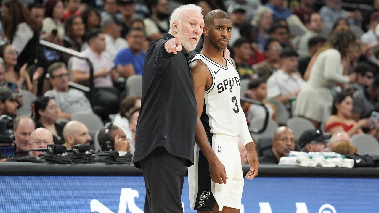 Chris Paul y Gregg Popovich, la dupla inesperada de los San Antonio Spurs.