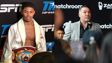 Shakur Stevenson Urges Oscar De La Hoya to Not Be ‘Biggest Duck in Boxing’ by Not Setting His Fight Against 31–0 Boxer