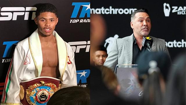 Shakur Stevenson Urges Oscar De La Hoya to Not Be ‘Biggest Duck in Boxing’ by Not Setting His Fight Against 31–0 Boxer