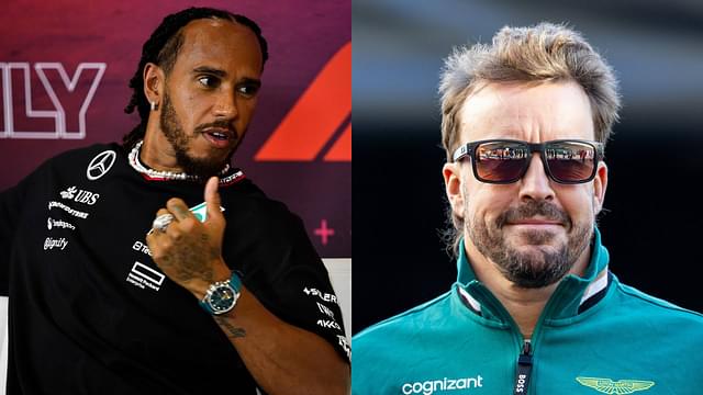 Lewis Hamilton (L) and Fernando Alonso (R)