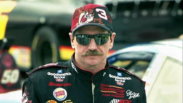 NASCAR Winston Cup Series driver Dale Earnhardt Sr during the 2000 Daytona 500 at the Daytona International Speedway.