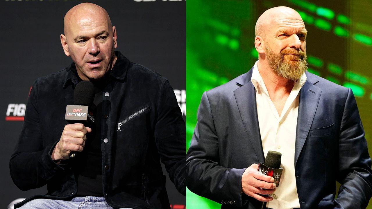 Dana White (L), Paul Levesque (R)