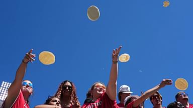 Texas Tech fans throw tortillas onto the field during the game against Texas at Jones AT&T Stadium in Lubbock, Texas on Sept. 24, 2022. Aem Texas Vs Texas Tech 13