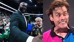 Shaquille O'Neal (L) and Jim Carrey (R)