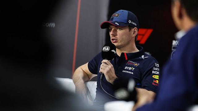 VERSTAPPEN Max (ned), Red Bull Racing RB20, portrait press conference