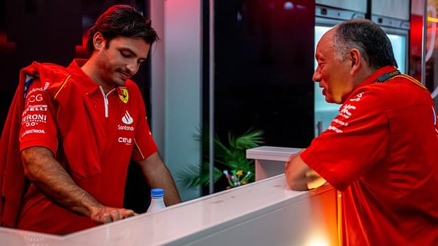 SAO PAULO, BRAZIL: Carlos Sainz, racing for the Ferrari team during the 2024 Formula 1 Sao Paulo Grand Prix at the Interlagos Circuit in Sao Paulo, Brazil