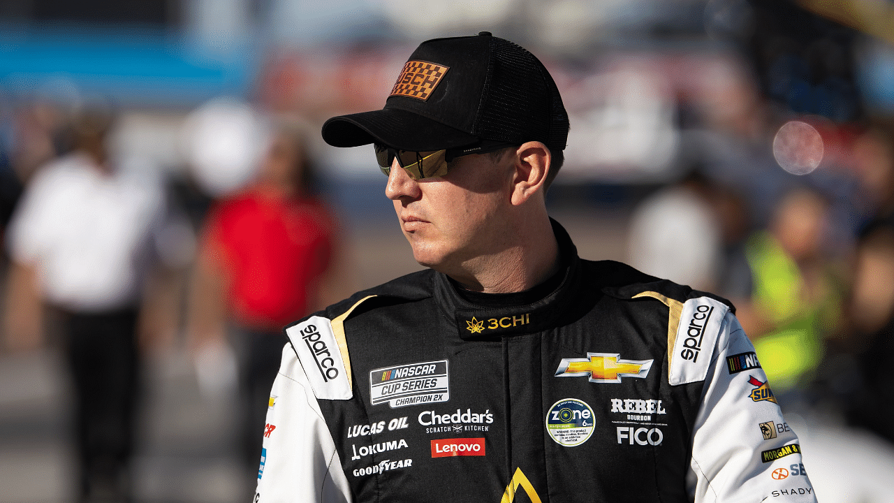 NASCAR Cup Series driver Kyle Busch (8) during qualifying for the Championship race at Phoenix Raceway.