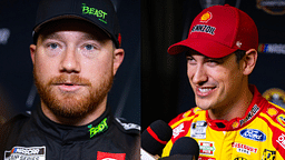 Tyler Reddick (L) and Joey Logano (R)