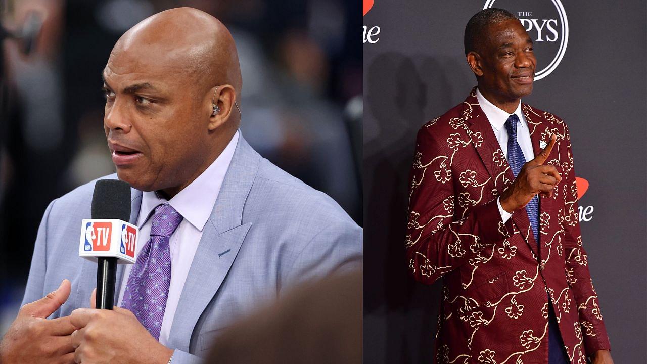 Charles Barkley (L), Dikembe Mutombo (R)