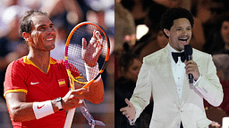 Rafael Nadal (L) and Trevor Noah (R)