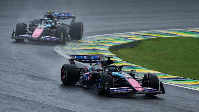 31 Esteban Ocon (FRA, BWT Alpine F1 Team), 10 Pierre Gasly (FRA, BWT Alpine F1 Team), F1 Grand Prix of Brazil at Autodromo Jose Carlos Pace on November 3, 2024 in Sao Paulo, Brazil