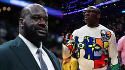 Shaquille O'Neal(R) and Shannon Sharpe(L)