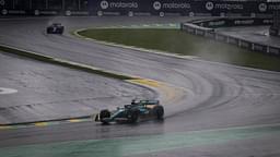 Wet conditions at Interlagos Circuit in Sao Paolo GP