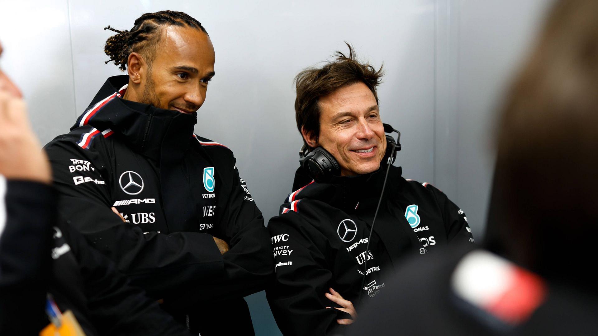 44 Lewis Hamilton (GBR, Mercedes-AMG Petronas F1 Team), Toto Wolff (AUT, Mercedes-AMG Petronas F1 Team), F1 Grand Prix of the Netherlands at Circuit Zandvoort