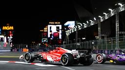 16 LECLERC Charles (mco), Scuderia Ferrari SF-23, action during the 2023 Formula 1 Heineken Silver Las Vegas Grand Prix, 21th round of the 2023 Formula One World Championship