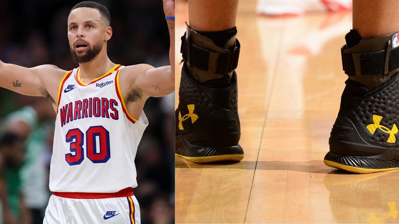 Why Does Stephen Curry Wear An Ankle Brace? Looking At Why Smaller ...