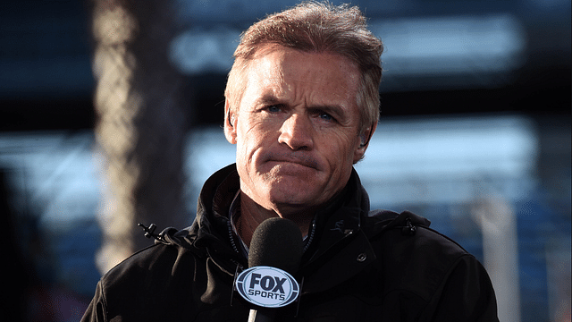 Fox Sports NASCAR analyst Kenny Wallace before race one of the Budweiser Duels at Daytona International Speedway.