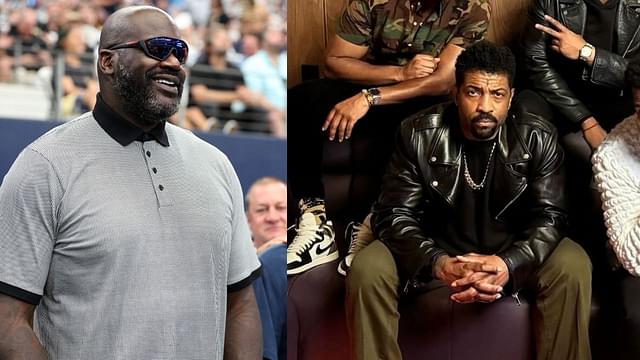 Shaquille O'Neal (L) and Deon Cole (R)