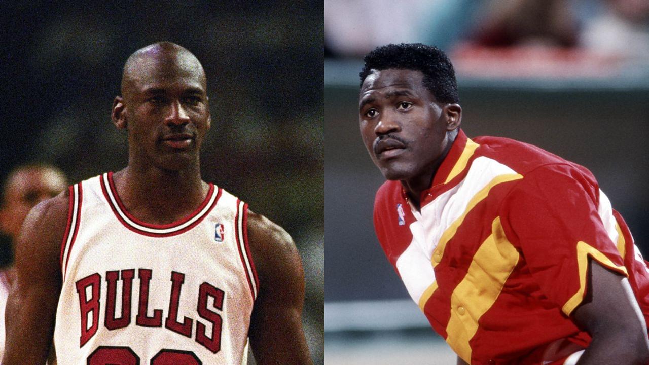 Michael Jordan and Dominique Wilkins