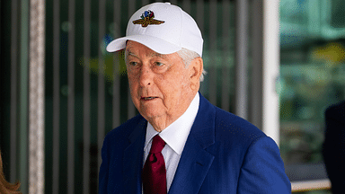 Indycar Series team owner Roger Penske during the 108th running of the Indianapolis 500 at Indianapolis Motor Speedway.