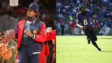 Cam Newton and Lamar Jackson