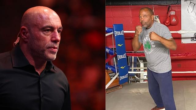 Joe Rogan (L), Emmanuel Augustus (R)