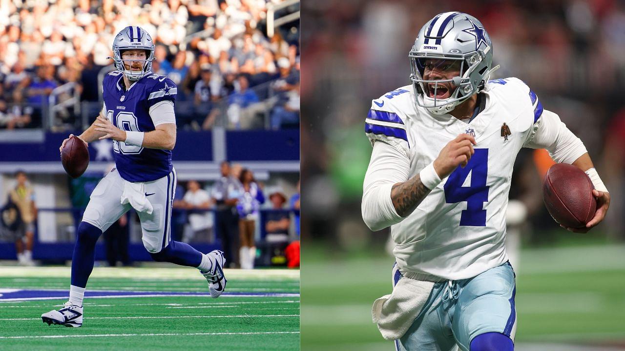 Cooper Rush and Dak Prescott