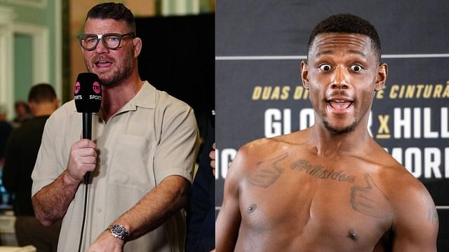 Michael Bisping (L), Jamahal Hill (R)