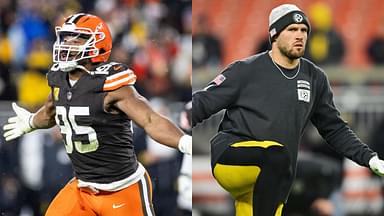 Myles Garrett and T.J. Watt