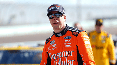 NASCAR Cup Series driver Brad Keselowski (6) during qualifying for the Straight Talk Wireless 400 at Homestead-Miami Speedway.