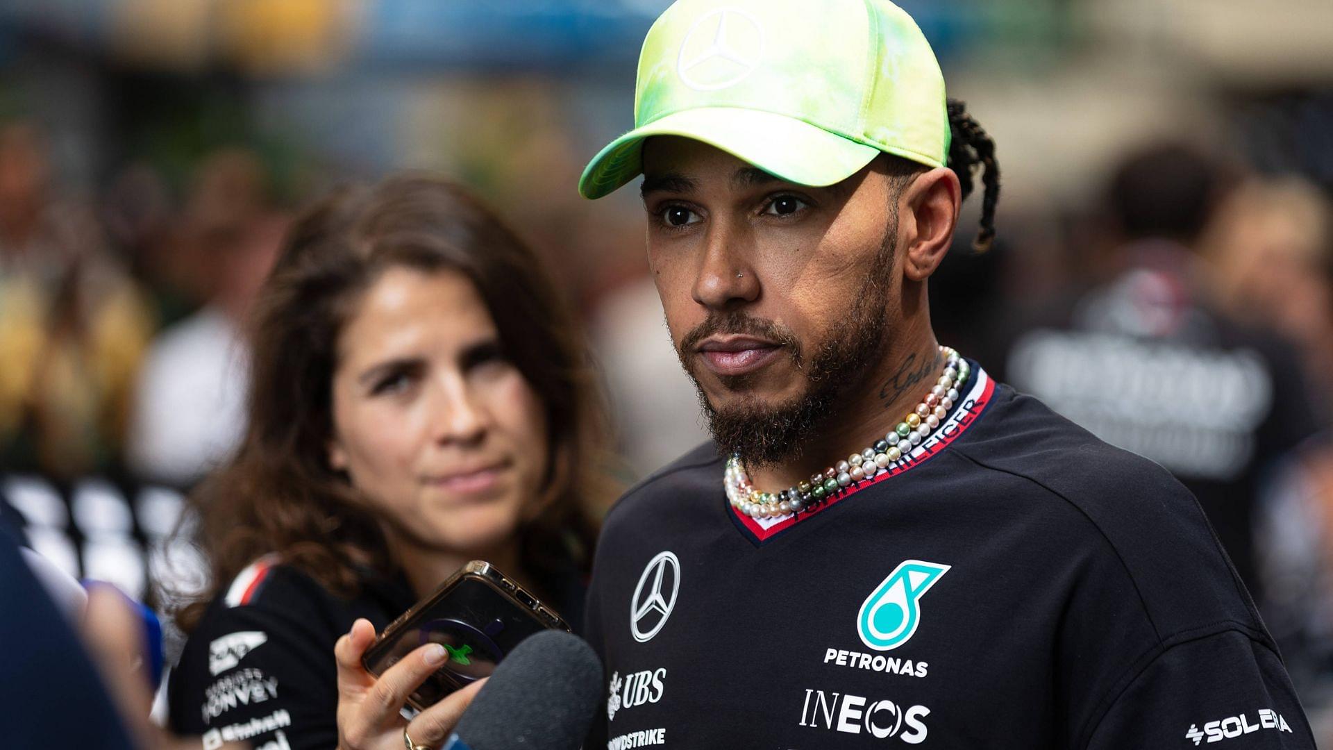 LEWIS HAMILTON of MERCEDES-AMG PETRONAS F1 TEAM answers questions in the press conference