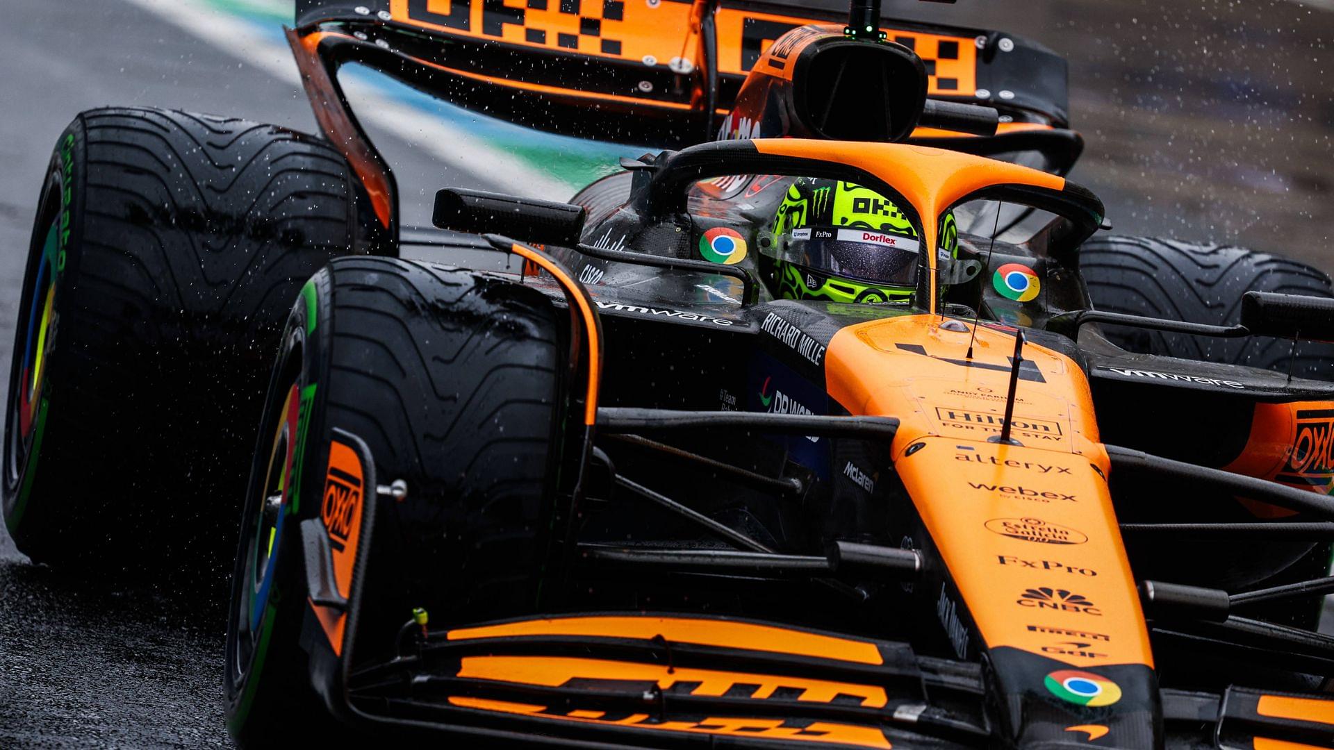 4 Lando Norris (GBR, McLaren Formula 1 Team), F1 Grand Prix of Brazil at Autodromo Jose Carlos Pace on November 3, 2024 in Sao Paulo, Brazil