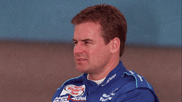 NASCAR Winston Cup Series driver Jerry Nadeau during the Checker Auto Parts 500 at Phoenix International Raceway.