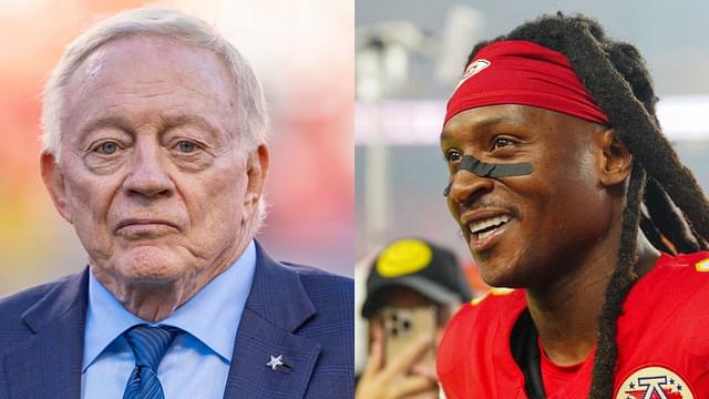 Jerry Jones and DeAndre Hopkins