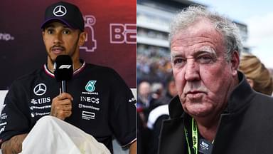 Lewis Hamilton(L), Jeremy Clarkson(R)