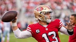 San Francisco 49ers quarterback Brock Purdy (13) passes the football against the Dallas Cowboys during the first quarter at Levi's Stadium