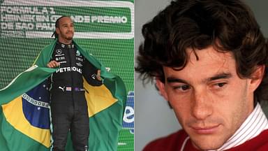 Lewis Hamilton(L), Ayrton Senna(R)