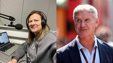 Jennie Gow (L) and David Coulthard (R)