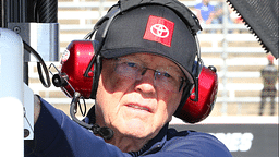 NASCAR Cup Series owner Joe Gibbs of Joe Gibbs racing during practice for the NASCAR Cup Series AutoTrader EchoPark Automotive 400 at Texas Motor Speedway.