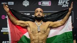 Belal Muhammad during the ceremonial weigh-ins during the UFC 304 event at Co-op Etihad Campus, SportCity, England on the 26 July 2024.