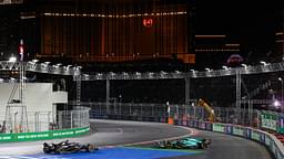 77 Valtteri Bottas (FIN, Alfa Romeo F1 Team Stake), 14 Fernando Alonso (ESP, Aston Martin Aramco Cognizant F1 Team), F1 Grand Prix of Las Vegas at Las Vegas Strip Circuit on November 19, 2023 in Las Vegas, United States of America