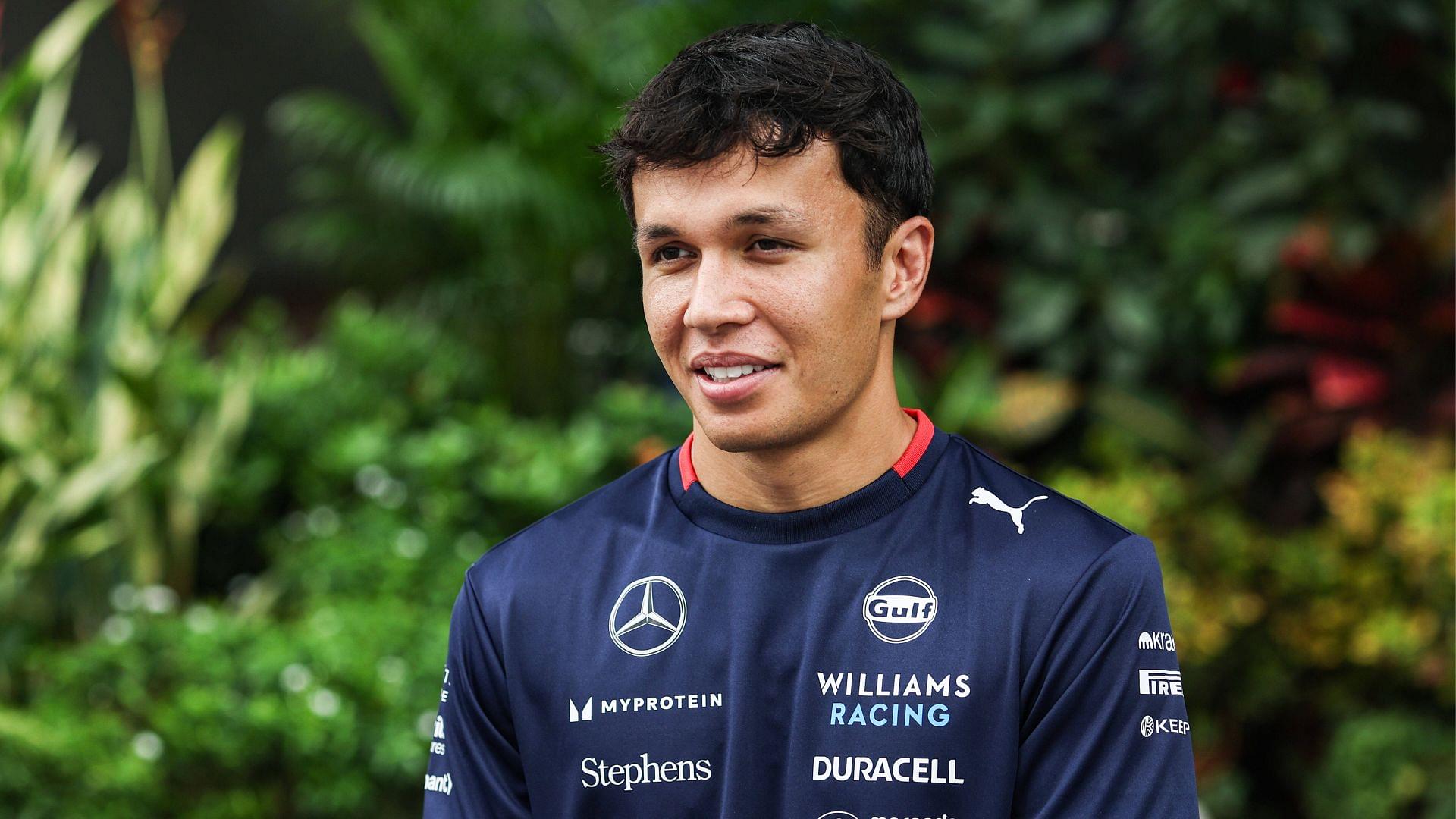 ALBON Alexander (tha), Williams Racing FW46, portrait during the Formula 1 Singapore Grand Prix 2024, 18th round of the 2024 Formula One World Championship