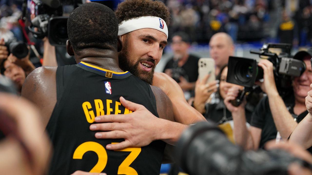 Draymond Green and Klay Thompson