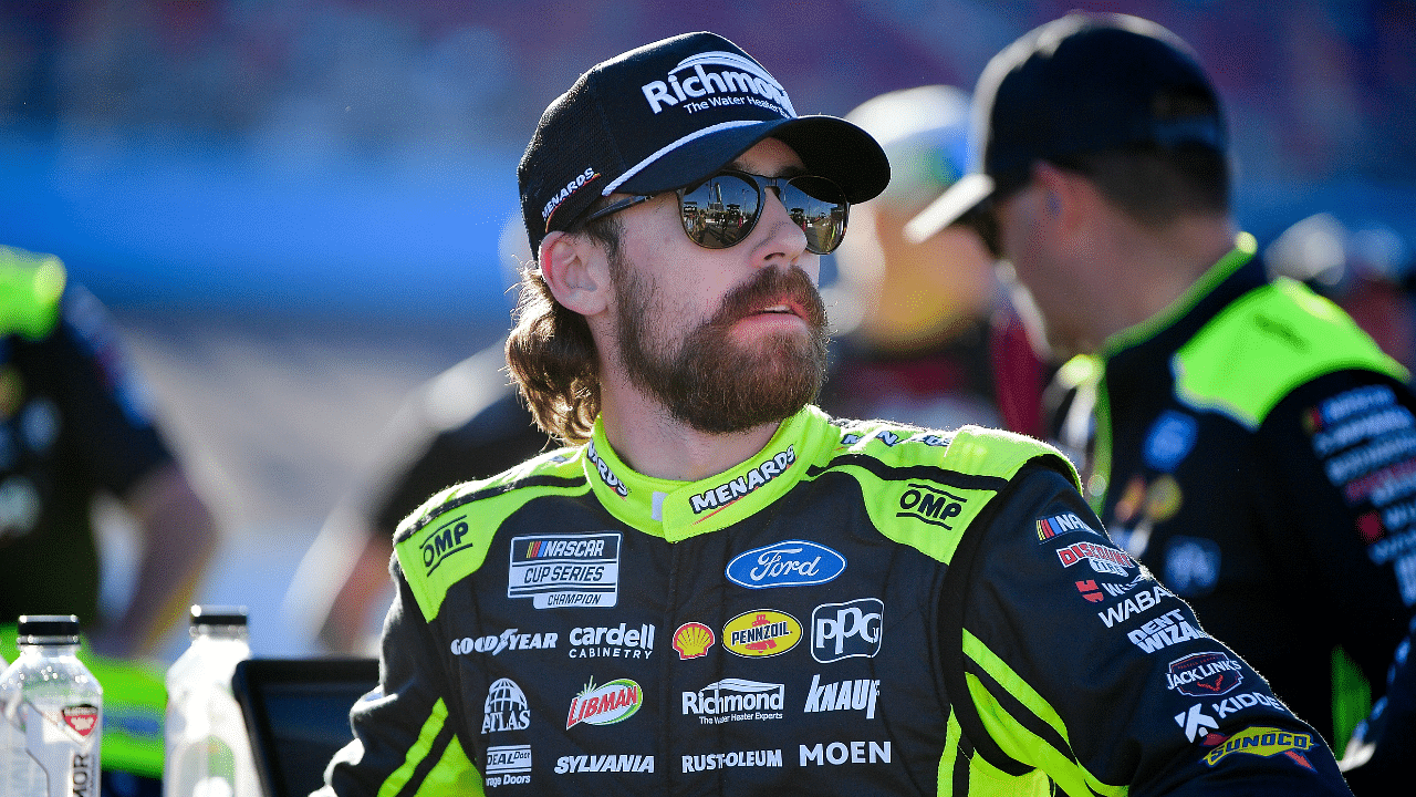 NASCAR Cup Series driver Ryan Blaney (12) during qualifying for the Cup Series championship race at Phoenix Raceway.