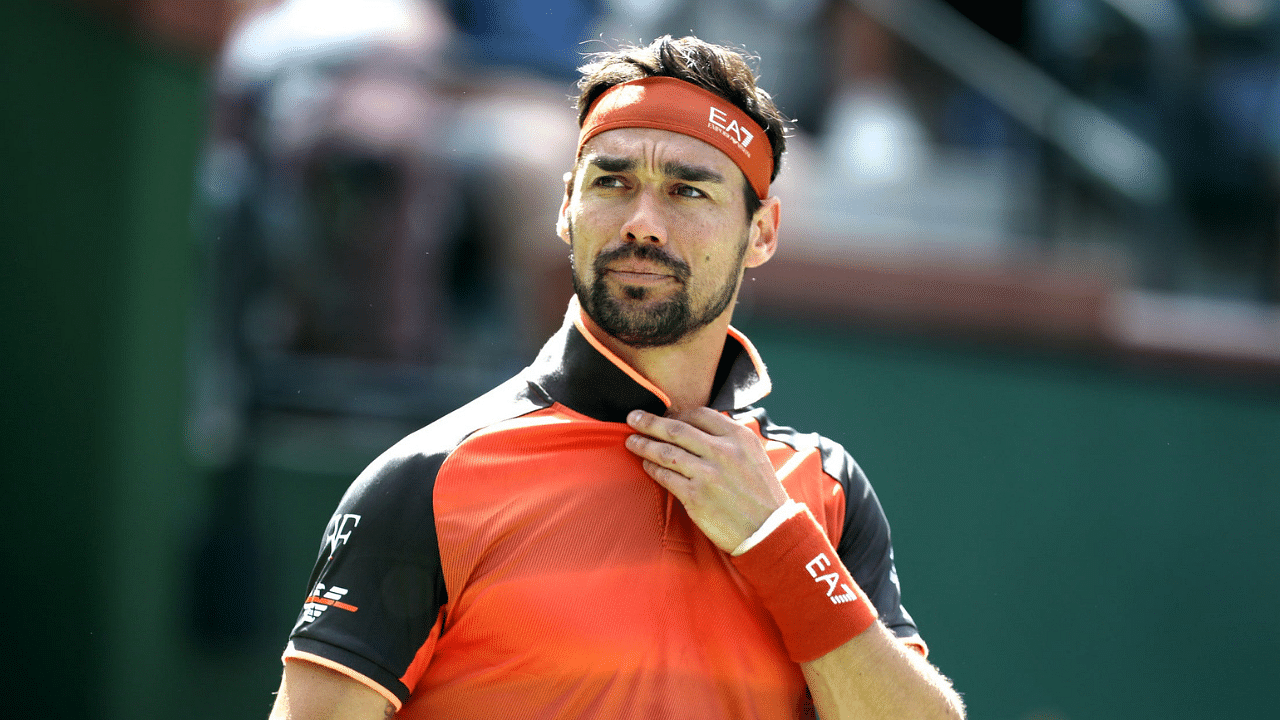 Italian Fabio Fognini fell to American Ben Shelton during the BNP Paribas Open