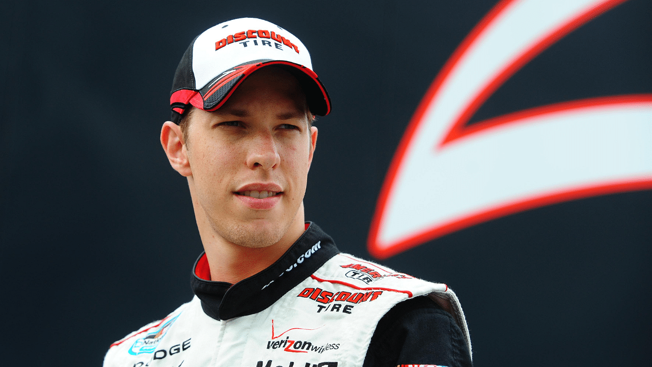 NASCAR Nationwide Series driver Brad Keselowski during qualifying prior to the Subway Jalapeno 250 at Daytona International Speedway.