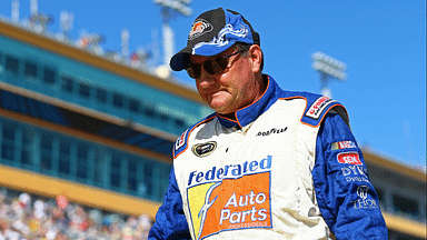 NASCAR Sprint Cup Series driver Ken Schrader during the Ford EcoBoost 400 at Homestead-Miami Speedway.