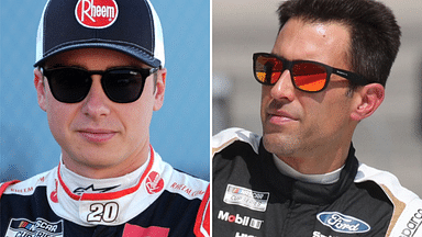 (L-R) Christopher Bell and Aric Almirola