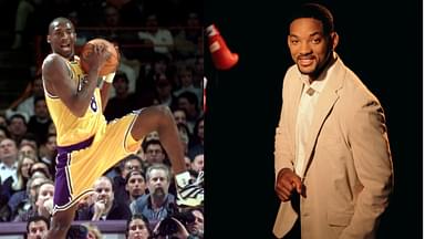 Kobe Bryant (L) and Will Smith (R)